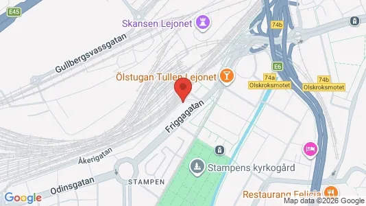 Apartments for rent i Gothenburg City Centre - kort over placeringen