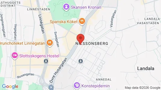 Apartments for rent i Gothenburg City Centre - kort over placeringen