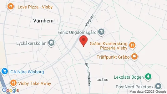 Apartments for rent i Gotland - kort over placeringen