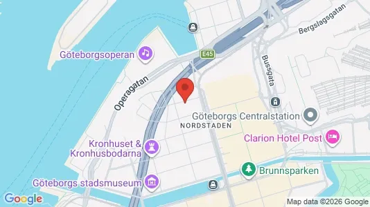Apartments for rent i Gothenburg City Centre - kort over placeringen