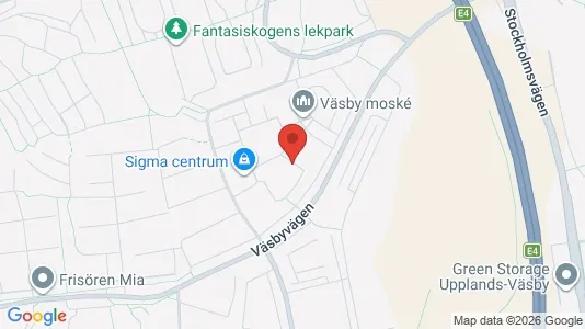 Apartments for rent i Upplands Väsby - kort over placeringen