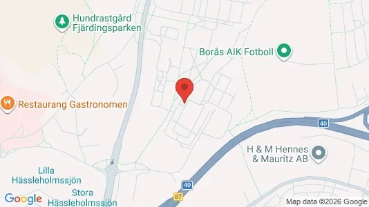 Apartments for rent i Borås - kort over placeringen