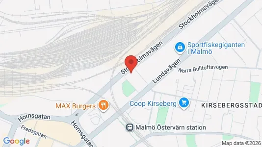 Apartments for rent i Kirseberg - kort over placeringen