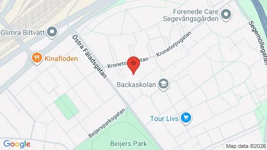 Apartments for rent i Kirseberg - kort over placeringen