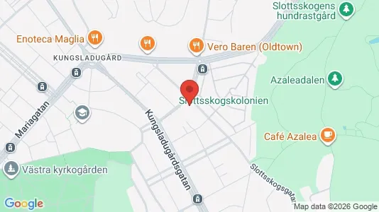 Apartments for rent i Majorna-Linné - kort over placeringen