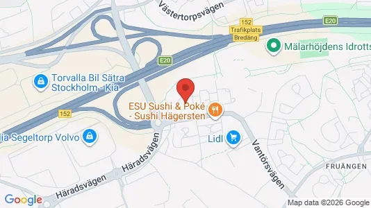 Apartments for rent i Stockholm South - kort over placeringen