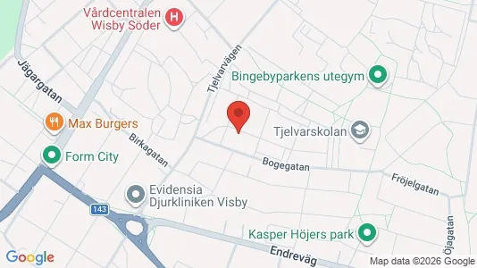 Apartments for rent i Gotland - kort over placeringen