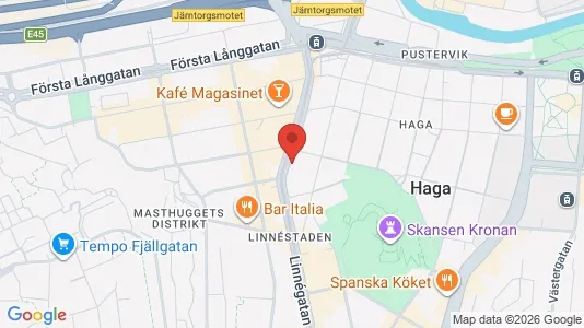 Apartments for rent i Gothenburg City Centre - kort over placeringen