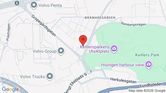 Apartments for rent i Lundby - kort over placeringen