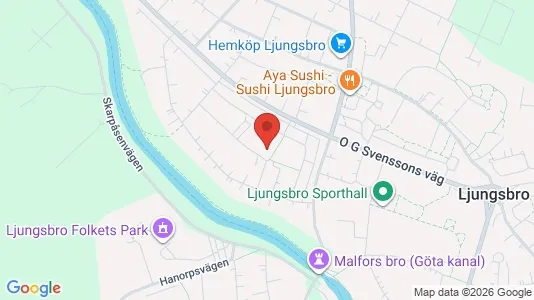 Apartments for rent i Linköping - kort over placeringen