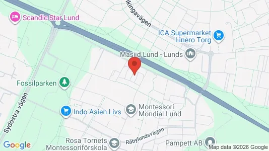 Apartments for rent i Lund - kort over placeringen