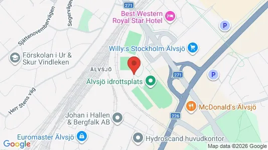Apartments for rent i Stockholm South - kort over placeringen