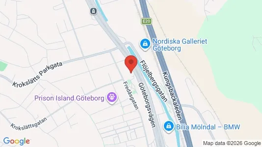 Apartments for rent i Mölndal - kort over placeringen