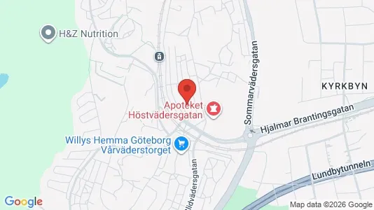 Apartments for rent i Västra hisingen - kort over placeringen