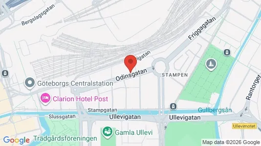 Apartments for rent i Gothenburg City Centre - kort over placeringen