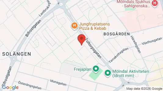 Apartments for rent i Mölndal - kort over placeringen