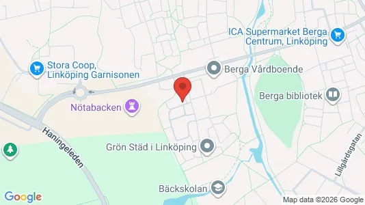 Apartments for rent i Linköping - kort over placeringen