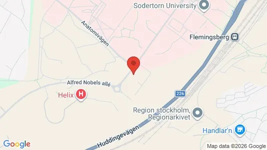 Apartments for rent i Huddinge - kort over placeringen