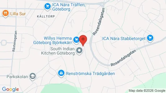 Apartments for rent i Örgryte-Härlanda - kort over placeringen