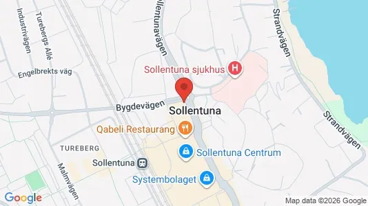 Apartments for rent i Sollentuna - kort over placeringen
