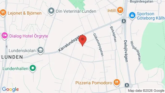 Apartments for rent i Örgryte-Härlanda - kort over placeringen