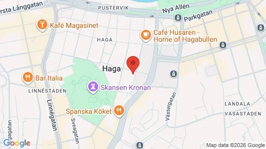 Apartments for rent i Gothenburg City Centre - kort over placeringen