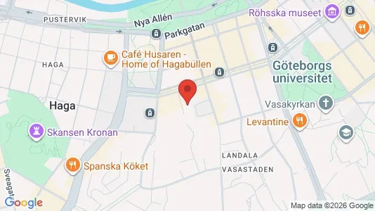 Apartments for rent i Gothenburg City Centre - kort over placeringen
