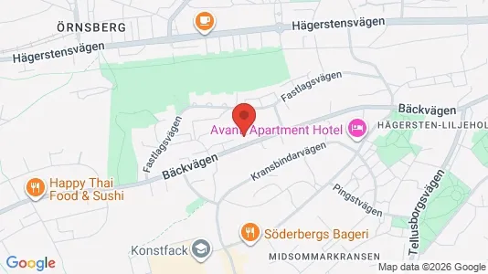 Apartments for rent i Stockholm South - kort over placeringen