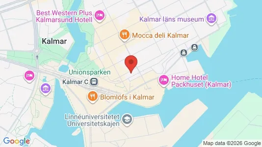 Apartments for rent i Kalmar - kort over placeringen