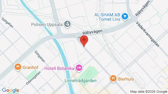Apartments for rent i Uppsala - kort over placeringen