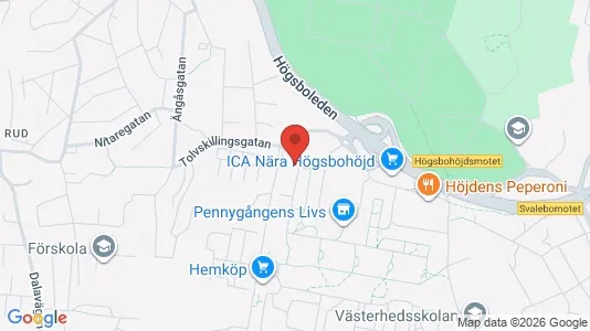 Apartments for rent i Majorna-Linné - kort over placeringen