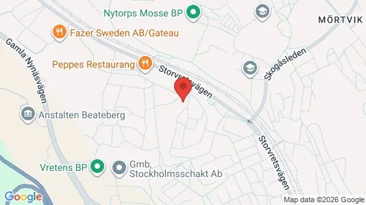 Apartments for rent i Huddinge - kort over placeringen