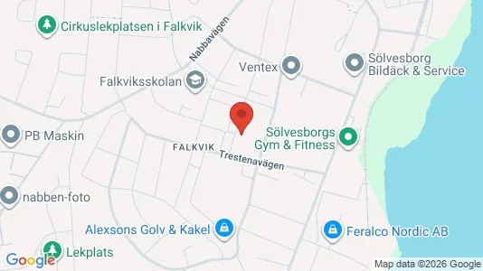 Apartments for rent i Sölvesborg - kort over placeringen