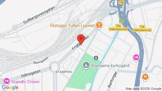 Apartments for rent i Gothenburg City Centre - kort over placeringen