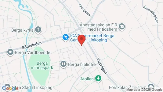 Apartments for rent i Linköping - kort over placeringen
