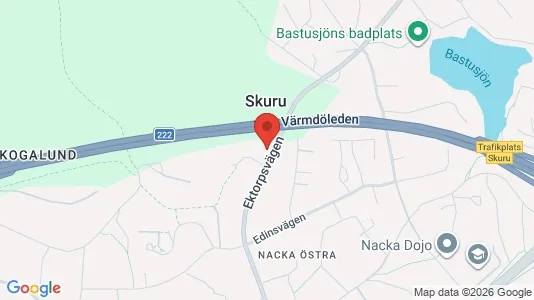 Apartments for rent i Nacka - kort over placeringen
