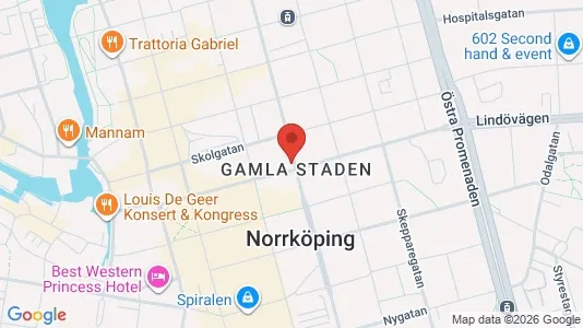 Apartments for rent i Norrköping - kort over placeringen