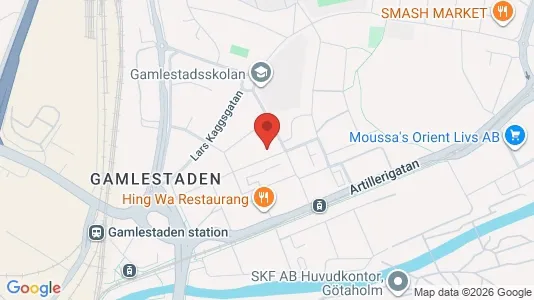 Apartments for rent i Gothenburg East - kort over placeringen