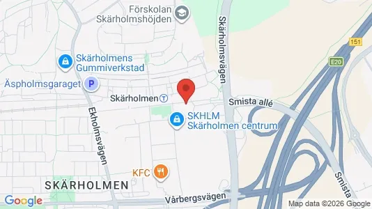Apartments for rent i Stockholm South - kort over placeringen