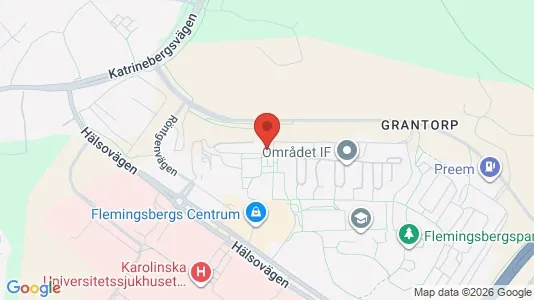 Apartments for rent i Huddinge - kort over placeringen