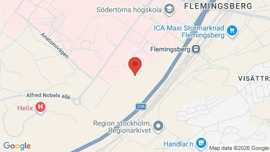 Apartments for rent i Huddinge - kort over placeringen