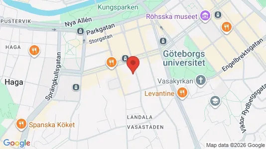 Apartments for rent i Gothenburg City Centre - kort over placeringen