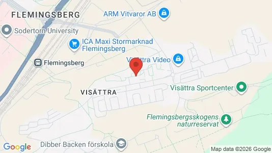 Apartments for rent i Huddinge - kort over placeringen