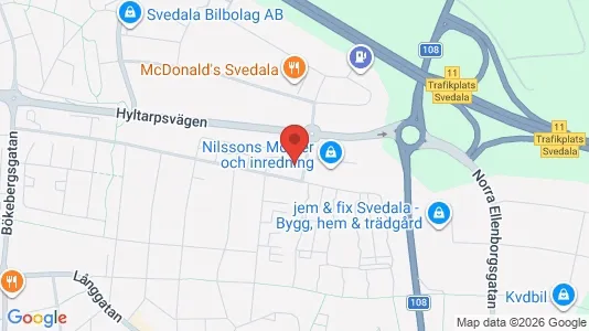 Apartments for rent i Svedala - kort over placeringen
