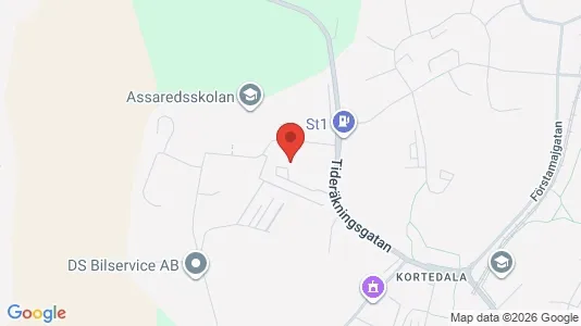 Apartments for rent i Gothenburg East - kort over placeringen