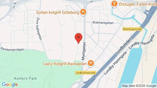 Apartments for rent i Lundby - kort over placeringen