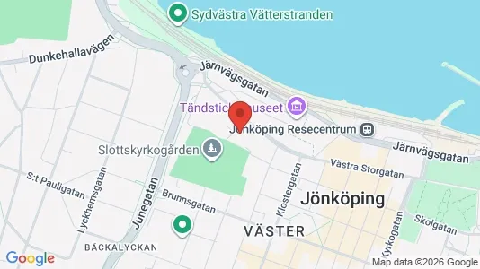 Apartments for rent i Jönköping - kort over placeringen