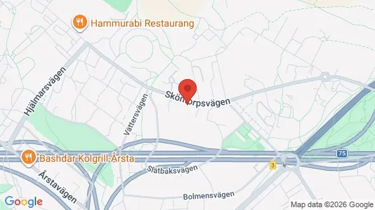 Apartments for rent i Hammarbyhamnen - kort over placeringen