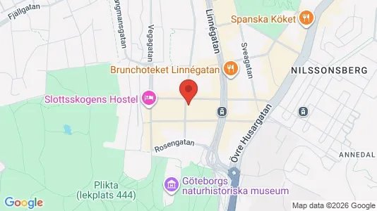 Apartments for rent i Gothenburg City Centre - kort over placeringen