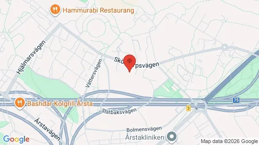Apartments for rent i Hammarbyhamnen - kort over placeringen